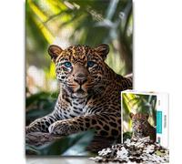 Animal Leopard JigsawPuzzle 1000 Pieces for Teenagers,Stress Reliever Difficult Challenge Unique Home Decor And Gifts (50x75cm)