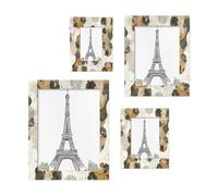 Animal Leopard Print 4x6 Picture Frames Acrylic 4 by 6 Photo Frames 10x15 cm Tabletop or Wall Display Decoration for Photos, Paintings, Landscapes, Posters, Artwork