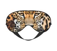 Animal Leopard Print Comfortable Eye Mask Full Coverage Lightweight Men Women Outdoor Travel Relaxation