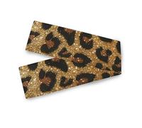 Animal Leopard Print Table Runners Double-Sided Long Table Runner Table Decoration for Indoor Outdoor Home Party Decor 13x90 Inches