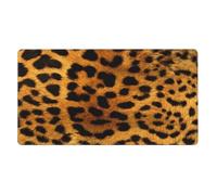 Animal Leopard Skin,Mouse Pad Large Desk Pad Computer Keyboard Mouse Mat With Non Slip Rubber Base 40 x 70 cm