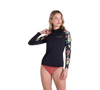 Animal Lillie Women Printed Panel Rash Vest - Quick Drying Top with UPF 50+ & Flatlock Seams - for Spring Summer, Beach & Surfing Mixed Women's Size 12
