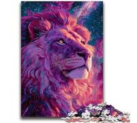 Animal Lion Art Jigsaw Puzzles for Adults 1000 Piece Puzzle, Toy Intellectual Game Artists Collection, Fine Art 50X75CM