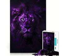 Animal Lion Constellation 1000 Piece Puzzle For Adults Mind Skill Play Laser Cut for Flawless Fit Rewarding Activity for Rainy Days (38x26cm)