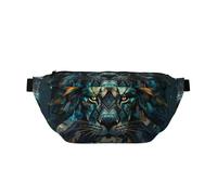Animal Lion's Head Sling Chest Bag Crossbody Shoulder Bag Travel Bags Waistpack Casual Cycling Hiking for Men Women