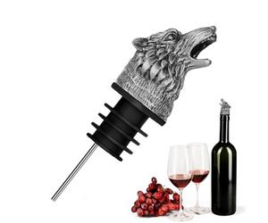 Animal Liquor Pourer - Decorative Stag Head Whiskey Spout with Airtight Silicone , Wine Aerator & Diffuser for Home Bar, Gift for Men & Boyfriend | For Spirits
