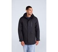 Animal Men's 'Lisbon' Waterproof Breathable Side Pockets Taped Seams Thermal Parka in Black | Size: Large Animal Black L