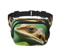 Animal Lizard Fanny Pack Fashion Belt Bag Lightweight Waist Pouch With Adjustable Strap Crossbody Bags For Women Travel Sports Running