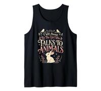 Animal Lover I Will Always Be The Girl Who Talks to Animals Tank Top