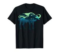 Animal Lover in the Nature with Silhouette of Cape Buffalo T-Shirt