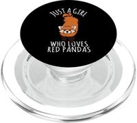 Animal Lover Just A Girl Who Loves Red Pandas PopSockets PopGrip for MagSafe