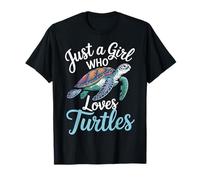Animal Lover Just A Girl Who Loves Turtles Nature T-Shirt