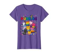 Animal Lover Purr Cat Pride Allies LGBT T-Shirt
