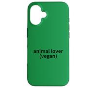 animal lover - vegan - I dont eat them! vegans team LOVE Case for iPhone 16