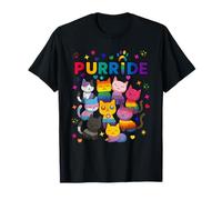 Animal Lovers Purr Cat Pride Allies LGBT T-Shirt
