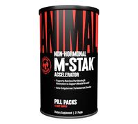 Animal M-Stak - Non-Hormonal Hard Gainers Muscle Building Stack with Energy Complex - 21 Count