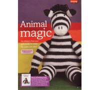 Animal Magic Stripy Toy Zebra Knitting Pattern: Measurements 24cm 9.5" when sitting (Woman's Weekly Magazine Pull Out Pattern)