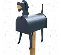 Animal Mailbox - Garden Postbox Decor, Rustic Letter Container, Creative Animal Box, Waterproof Sculpture for Outdoors, Patio, Lawn, Entrance, Post Drop Solution
