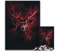 Animal Majestic Deer Puzzles 1000 Pieces for Adults Impossible Jigsaw Puzzles for Adults for Family And Friends Suitable for Ages 1000 PCS(75x50cm)
