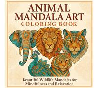 Animal Mandala Art Coloring Book: Beautiful Wildlife Mandalas for Mindfulness and Relaxation: A Calming Collection of 36 Detailed Animal Mandalas for Mindfulness, Creativity, and Relaxation