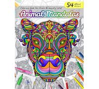 Animal Mandala Coloring Book for Adults | Unique Animal Coloring Designs for Anxiety and Stress Relief
