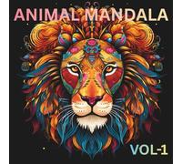 Animal Mandala: Delightflul collection of animal colouring book