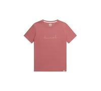 Animal Marina Womens Cotton Logo T-Shirt - Casual, Lightweight & Breathable Tee in Soft Fabric, Relaxed fit - for Spring Summer Beach, Holiday & Travel Dark Pink Women's Size 6