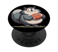 Animal Mascot with Football Costume for Boys and Girls PopSockets Adhesive PopGrip