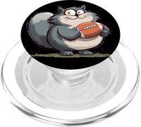 Animal Mascot with Football Costume for Boys and Girls PopSockets PopGrip for MagSafe