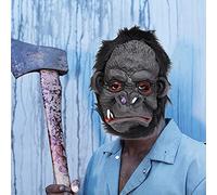 Animal Mask Eared Orangutan Big Scary Mask Halloween The Costume(e C,One Size)