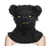 Animal Masques - Adults Realistic Plush Breathable Bear Shaped Masquerade-