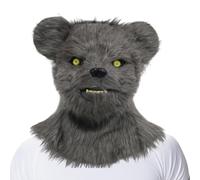 Animal Masques - Adults Realistic Plush Breathable Bear Shaped Masquerade-