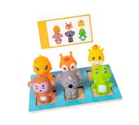 ＡＷＨＡＯ Animal Matching Game for 3 4 5 Year Old Kindergarten Interactive Kids Educational Toy