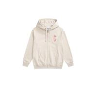 Animal Maya Womens Cotton Graphic Hoodie - Full Zip Ladies Sweatshirt with Kangaroo Pocket - Autumn, Winter Outdoors, Holiday, Walking, Hiking Light Beige Women's Size 10