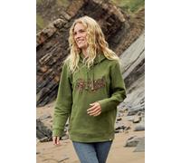 Animal Maya Womens Graphic Hoodie Khaki Women's Size 6