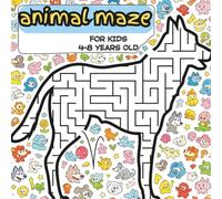 Animal Maze Book for Kids Ages 4-8: Simple and cute maze book
