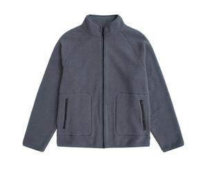 Animal Mens Andy Borg Fleece Jacket - Light Grey - XL - Light Grey - 100% Polyester