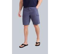 Animal Men's 'Atlantis' Cotton Cargo Shorts Casual Multi Pocket Stylish Half Pants in Blue | Size: 42R Animal Blue 42R