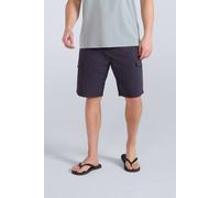 Animal Men's 'Atlantis' Cotton Cargo Shorts Casual Multi Pocket Stylish Half Pants in Charcoal | Size: 32R Animal Charcoal 32R