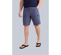 Animal Mens Atlantis Organic Cargo Shorts - Blue - 44R - Blue - 100% Organic Cotton