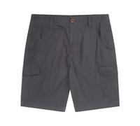 Animal Mens Atlantis Organic Cargo Shorts - Charcoal - 40R - Charcoal - 100% Organic Cotton