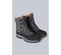Animal Men's 'Blizzard' Waterproof Durable Vibram® Sole Fleece Lining Snow Boots in Grey | Size: 8 Animal Grey 8