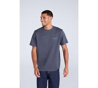 Animal Men's 'Chase' Breathable Short Sleeve Cotton Relaxed Fit T-Shirt in Dark Grey | Size: Large Animal Dark Grey L