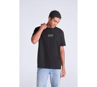 Animal Men's 'Chase' Graphic Cotton Casual Short Sleeve Lightweight Top in Black | Size: Medium Animal Black M