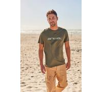 Animal Classico Mens Cotton T-Shirt - Stylish, Lightweight & Breathable Tee in Soft - for Spring Summer Beach, Holiday & Travel Khaki S