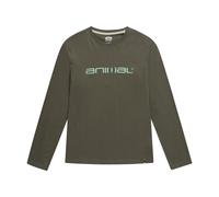 Animal Mens Classico Logo Organic Long-Sleeved T-Shirt