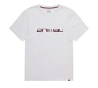 Animal Mens Classico Organic T-Shirt - White - S - White - 100% Organic Cotton
