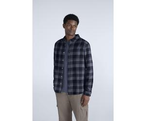 Animal Mens Cove Flannel Shirt - Dark Grey - L - Dark Grey - 100% Organic Cotton
