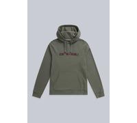 Animal Driver Mens Cotton Logo Hoodie - Relaxed Fit Sweathsirt with Adjustable Hood - Beach, Outdoors, Holiday & Hiking Khaki S