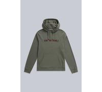 Animal Driver Mens Cotton Logo Hoodie - Relaxed Fit Sweathsirt with Adjustable Hood - Beach, Outdoors, Holiday & Hiking Khaki 2XL